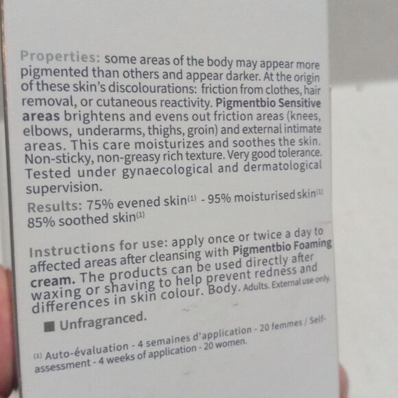 Bioderma Pigmentbio Sensitive Areas-Skin Brightening Cream-2.5 fl oz-Exp 6/26 - Picture 7 of 7